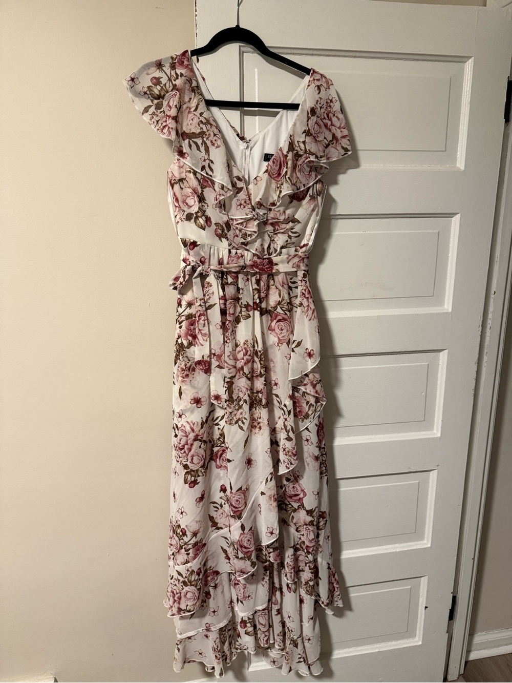 High low floral dress